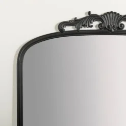 Kirkland's Home Black Ornate Scroll Bordeux Leaner Mirror- Full Length & Floor Mirrors