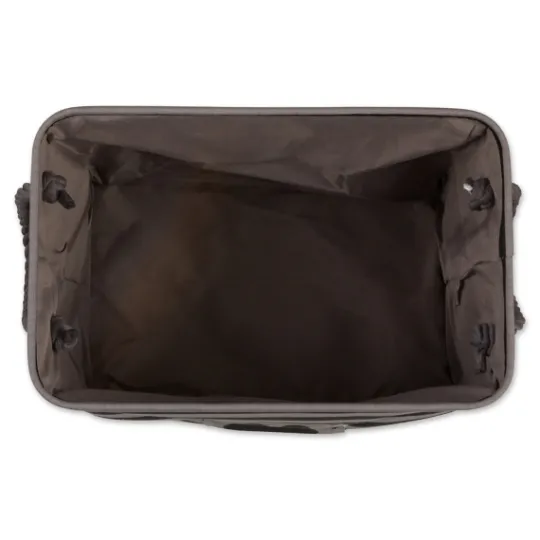 Kirkland's Home Black Paw Patch Stripe Rectangle Pet Basket- Baskets & Boxes