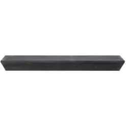 Kirkland's Home Black Wedge Wood Large Floating Shelf- Shelves