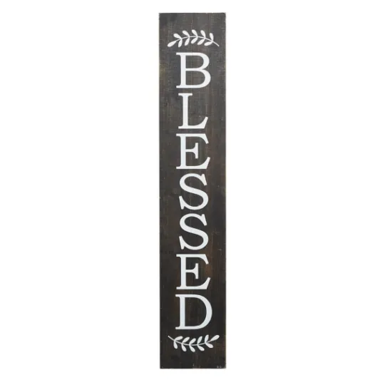 Kirkland's Home Black Wood Blessed Wall Plaque- Wall Quotes & Signs