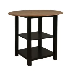 Kirkland's Home Black Wood Farmhouse 3-Pc. Stool And Table Set- Dining Tables