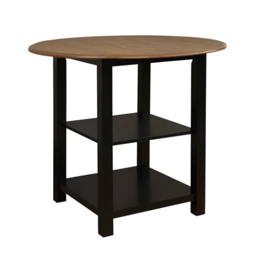Kirkland's Home Black Wood Farmhouse 3-Pc. Stool And Table Set- Dining Tables