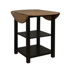 Kirkland's Home Black Wood Farmhouse 3-Pc. Stool And Table Set- Dining Tables