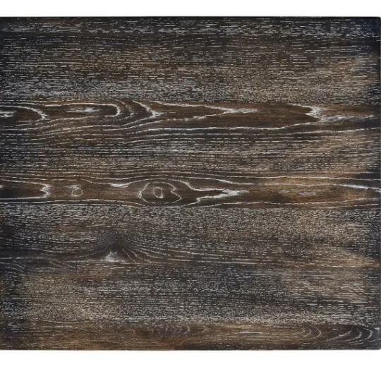 Kirkland's Home Black Wood Linen 3-Pc. Usb Island And Stool Set- Kitchen Islands & Bar Carts