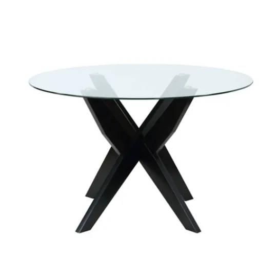 Kirkland's Home Black Wood Table And Gray Chair 5-Pc. Dining Set- Dining Tables