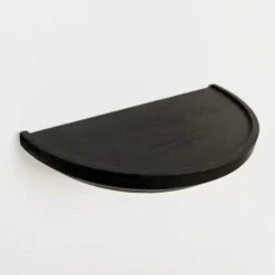 Kirkland's Home Black Wooden Half-Moon Wall Shelves, Set Of 2- Shelves