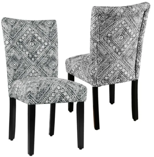 Kirkland's Home Blair Chinle Velvet Dining Chairs, Set Of 2- Dining Chairs