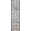 Kirkland's Home Blake Gray Cube Indoor/Outdoor Runner, 1X7- Outdoor Rugs