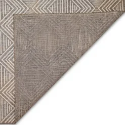 Kirkland's Home Blake Gray Zigzag Indoor/Outdoor Runner, 1X7- Outdoor Rugs