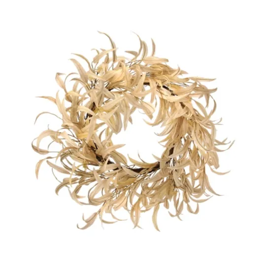 Kirkland's Home Bleached Long Leaf Eucalyptus Wreath- Wreaths