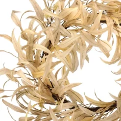 Kirkland's Home Bleached Long Leaf Eucalyptus Wreath- Wreaths