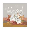 Kirkland's Home Blessed Pumpkins And Flowers Giclee Canvas Print- Wall Quotes & Signs