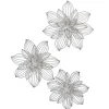 Kirkland's Home Blossom Metal Wall Plaques, Set Of 3- Wall Plaques
