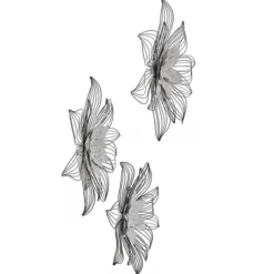 Kirkland's Home Blossom Metal Wall Plaques, Set Of 3- Wall Plaques
