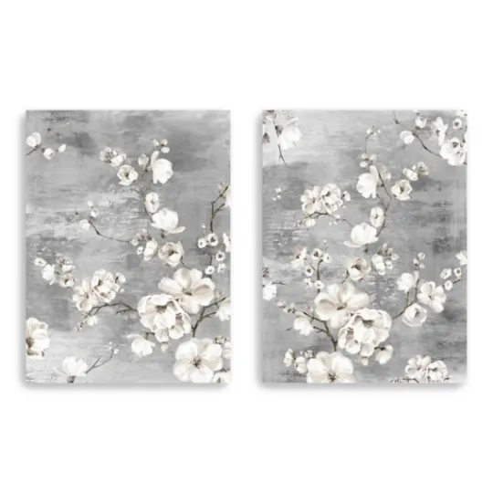 Kirkland's Home Blossoming Giclee Canvas Art Prints, Set Of 2- Canvas Art