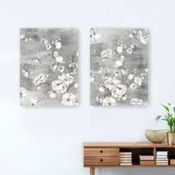 Kirkland's Home Blossoming Giclee Canvas Art Prints, Set Of 2- Canvas Art