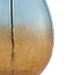 Kirkland's Home Blue And Amber Glass Table Lamps, Set Of 2- Table Lamps