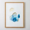 Kirkland's Home Blue And Gold Abstracts Ii Framed Art Print- Framed Art