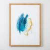Kirkland's Home Blue And Gold Abstracts I Framed Art Print- Framed Art