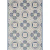 Kirkland's Home Blue And Gray Medallion Outdoor Area Rug, 6X9- Outdoor Rugs