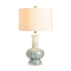 Kirkland's Home Blue And Ombre Ceramic Table Lamp- Table Lamps