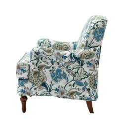 Kirkland's Home Blue And White Floral Classic Accent Chair- Accent Chairs