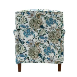 Kirkland's Home Blue And White Floral Classic Accent Chair- Accent Chairs