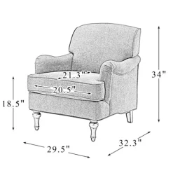Kirkland's Home Blue And White Floral Classic Accent Chair- Accent Chairs