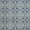 Kirkland's Home Blue Auckland Tile Outdoor Area Rug, 6X9- Outdoor Rugs