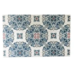 Kirkland's Home Blue Azulejo Wood Wall Plaque- Wall Plaques