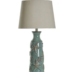 Kirkland's Home Blue Bay Nautical Ceramic Table Lamp- Table Lamps