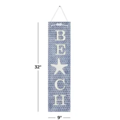 Kirkland's Home Blue Beach Starfish Wall Sign- Wall Quotes & Signs