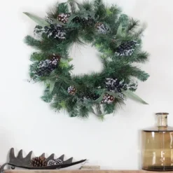 Kirkland's Home Blue Berries And Ice Twigs Wreath- Wreaths