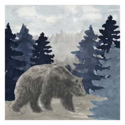 Kirkland's Home Blue Cliff Mountains Bear I Canvas Art Print- Canvas Art