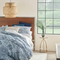 Kirkland's Home Blue Cloud Floral King 3-Pc. Comforter Set- Comforters