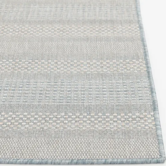 Kirkland's Home Blue Elletta Indoor/Outdoor Area Rug, 2X7- Outdoor Rugs