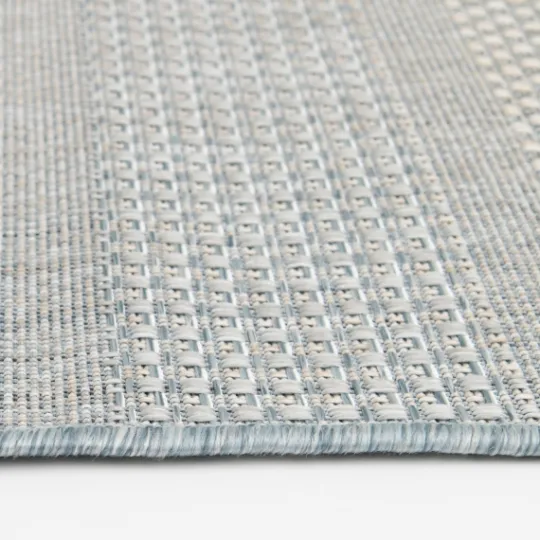 Kirkland's Home Blue Elletta Indoor/Outdoor Area Rug, 2X7- Outdoor Rugs