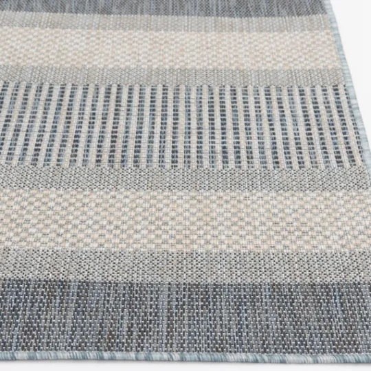 Kirkland's Home Blue Elletta Indoor/Outdoor Area Rug, 7X9- Outdoor Rugs
