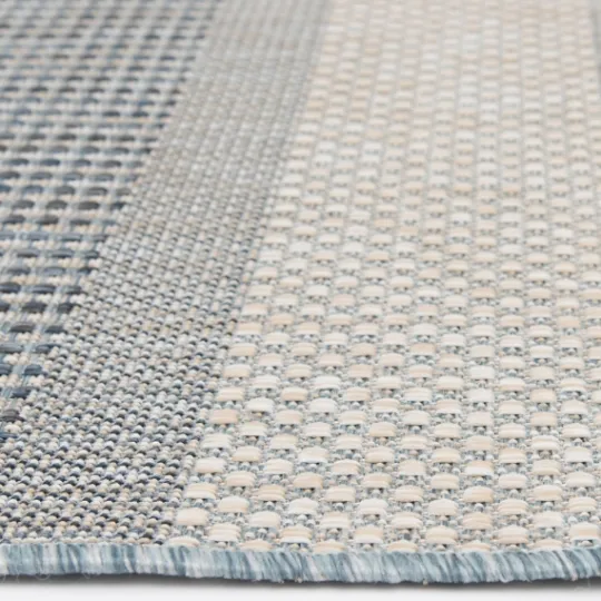 Kirkland's Home Blue Elletta Indoor/Outdoor Area Rug, 7X9- Outdoor Rugs
