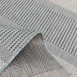 Kirkland's Home Blue Elletta Indoor/Outdoor Area Rug, 7X9- Outdoor Rugs