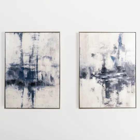 Kirkland's Home Blue Era Abstract Ii Framed Canvas Art Print- Canvas Art