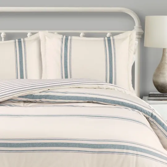 Kirkland's Home Blue Farmhouse 3-Pc. King Comforter Set- Comforters