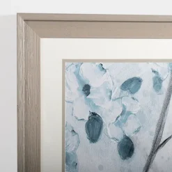 Kirkland's Home Blue Floral Bird I Framed Art Print- Framed Art