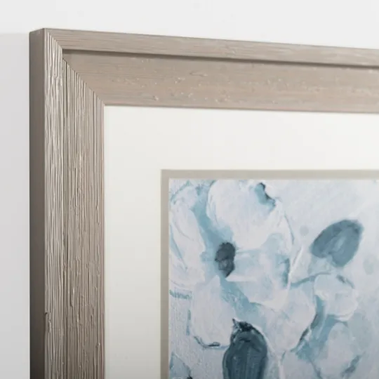 Kirkland's Home Blue Floral Bird I Framed Art Print- Framed Art