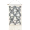 Kirkland's Home Blue Fringe Macrame Tassel Wall Hanging- Wall Plaques