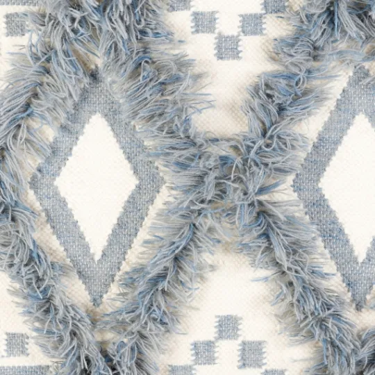 Kirkland's Home Blue Fringe Macrame Tassel Wall Hanging- Wall Plaques