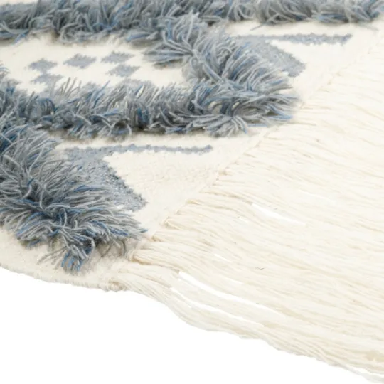 Kirkland's Home Blue Fringe Macrame Tassel Wall Hanging- Wall Plaques