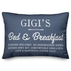 Kirkland's Home Blue Gigi'S Bed And Breakfast Accent Pillow- Pillows