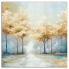 Kirkland's Home Blue Golden Landscape Canvas Art Print, 40X40 In.- Canvas Art