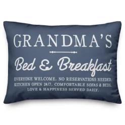 Kirkland's Home Blue Grandma'S Bed And Breakfast Accent Pillow- Pillows